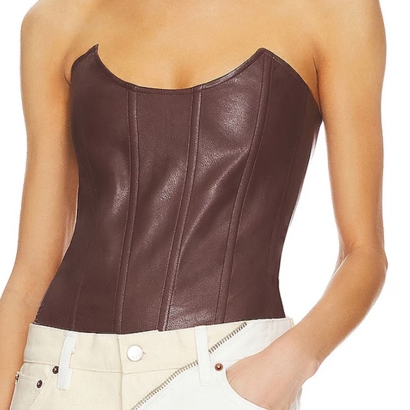 MIAOU LEATHER CORSET - Picture 3 of 5